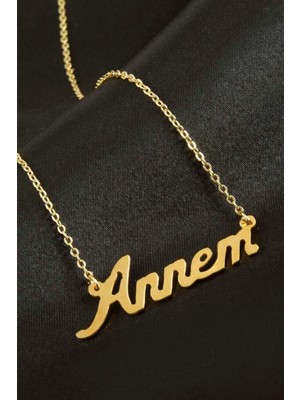 Fantastik Store Annem Yazılı Kolye