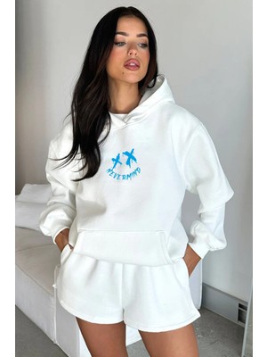 Nevermind Unisex Kapüşonlu Sweatshirt - Relax Baskılı Oversize Hoodie