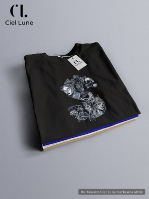 NEVERMIND Nevermind Unisex Dolar Ghetto Özel Tasarım - Oversize T-Shirt