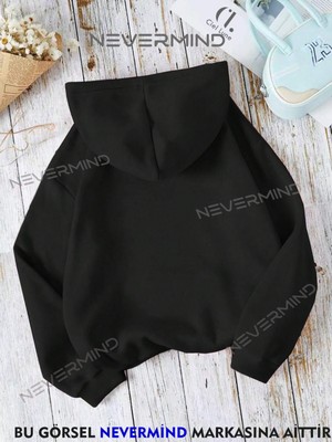 Nevermind Sevgili Çift Kombini Panda Baskılı Kapüşonlu Sweatshirt 2li Set Takım