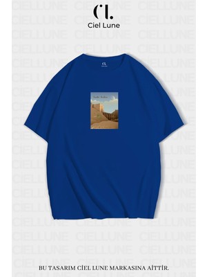 NEVERMIND Nevermind Unisex Saudi Desing Ciel Studio- Oversize T-Shirt