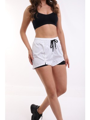 Win Moda Kadın Deniz Şortu Survive Içi Taytlı / Women's Sea Shorts Wıth Tıghts