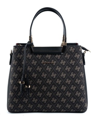 Silver & Polo Füme - Siyah SP969 Kadın El Çantası