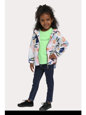 Mojo Bebek Mojo Kız Bebek Slim Fit Kot Pantolon 2067 Mavi