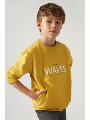Mayoral Erkek Çocuk 10-18 Yaş Sweatshirt 6467 Sarı
