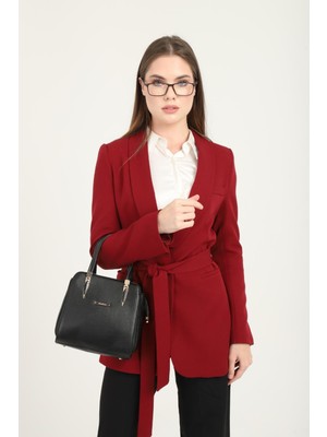 Silver & Polo Siyah SP1136 Kadın El Çantası