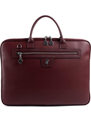 Silver & Polo Bordo SP1175 Kadın Laptop & Evrak Çantası