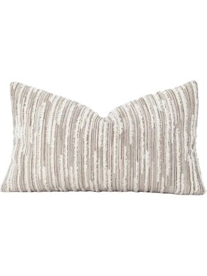 Penelope Liora Kırlent Kılıfı 30X50 cm Ekru-Bej