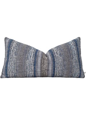 Penelope Aven Kırlent Kılıfı 35X70 cm Lacivert- Gri