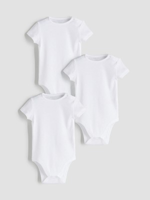 LC Waikiki Yeni Sezon Basic Kız Bebek Çıtçıtlı Body 3'LÜ_8684689744978