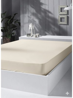 My Shopping 200X200 Lastikli Fitted Çarşaf %100 Pamuk Penye