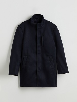 Lc Waikiki Yeni Sezon Standart Kalıp Dik Yaka Erkek Kaşe Kaban