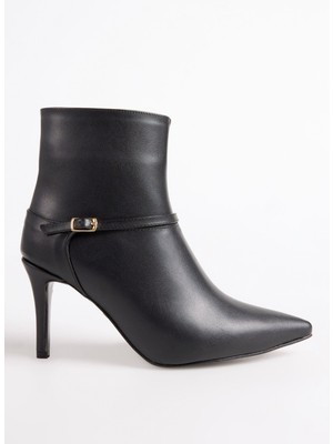 Fabrika Siyah Kadın Topuklu Bot Corıa-Coppet