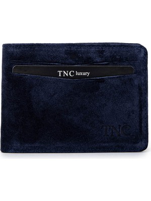 Tamer Tanca Erkek Hakiki Deri Lacivert Nubuk Cüzdan Cuzdan 1148 619 Erk Czdn SK25-26 Lacı Nbk