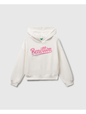 United Colors Of Benetton Kız Çocuk Sweatshirt 10PZ 6/14 Yaş
