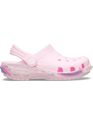 Crocs Classic Star Sparkle Shaker Clog T Çocuk Terlik - Pembe