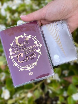 Nurdic Cano Desenli Universal Şeffaf Pasaport Kılıfı Model Tüm Ülke Pasaportlarına Uygun