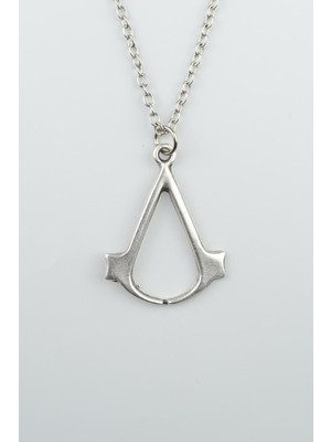IDR Assassin's Creed Gümüş Kaplama Düz Zincir Kolye