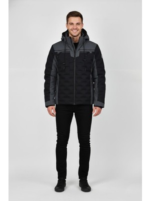 Dynamo Erkek Kapüşonlu Spor Mont Regular Fit 3331 BGL-ST04899