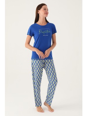 Arnetta Kadın Pamuklu Yazlık Pijama Takım