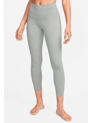 Nike Tight Fit High Rise 7/8 Leggings Iç Cepli Yüksek Belli Toparlayıcı Tayt Gri