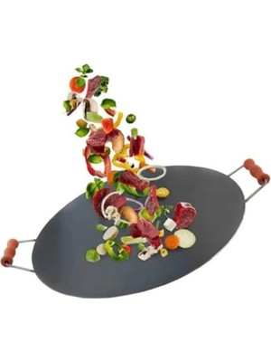 Metal Küçük Boy Sac Tava 27 cm – Ev ve Piknik Kullanımı