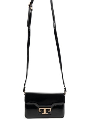 Silver & Polo Siyah Rugan SP1170 Kadın Çapraz Çanta