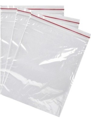 10X12 cm Şeffaf Kilitli Poşet Torba - 1000'LI Paket