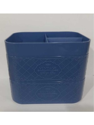 Gri Plastik Masaüstü Organizer 3 Parça