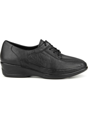 Muya Sauki 6 Nokta Anatomik Taban Topuk Dikeni Hakiki Deri Kadın Ayakkabı