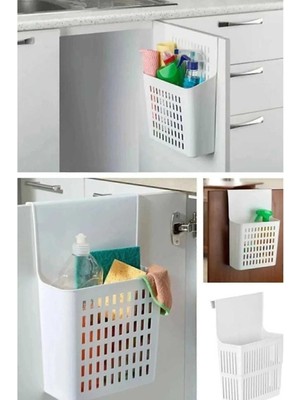 Beyaz Plastik Dolap Içi Organizer – Çok Amaçlı Düzenleyici Kutu