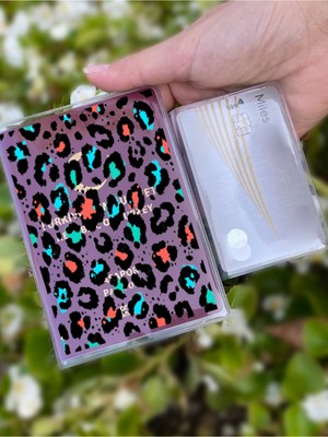 Nurdic Leopar Desenli Universal Şeffaf Pasaport Kılıfı Model Tüm Ülke Pasaportlarına Uygun