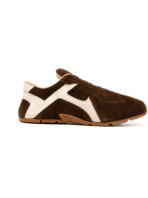 Kadın Sneaker ( Günlük) RC-25Y-187-MIU1005 John May Kahve Süet- Bej Süet