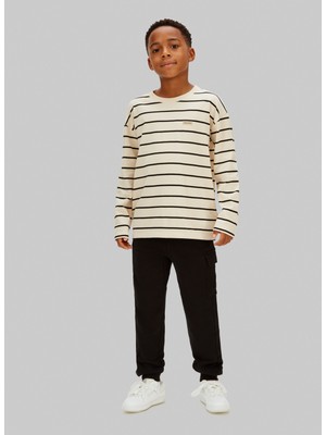 Calvin Klein Lastikli Paça Siyah Erkek Çocuk Eşofman Altı IB0IB02199BEH