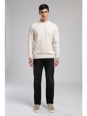 Lee Cooper Ricky Yüksek Bel Düz Kesim Siyah Erkek Jean Pantolon Denim Rahat Kesim 36 - 30