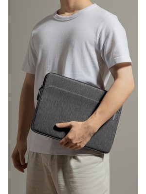 Tomtoc Light Serisi 15" Gri Notebook Kılıfı - A18E3G3