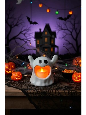Miniso Halloween Çığlık Atan Hayalet Masa Süsü Işıklı