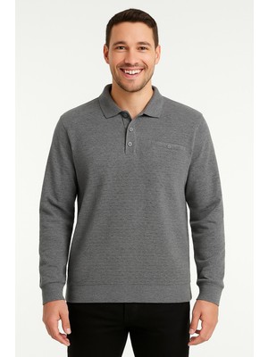 Ercan Regular Fit Polo Yaka Selanik Kazak - 7460