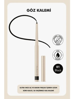 Farmasi asansörlü siyah Göz Kalemi