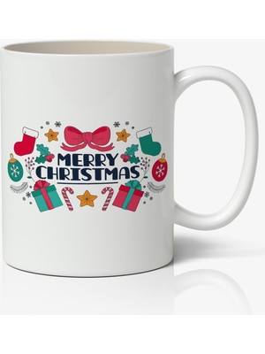 Toyaso Kişiye Özel Yılbaşı Yeni Yıl Christmas Temalı Beyaz Kupa Bardak Sevgiliye Arkadaşa Hediye V29