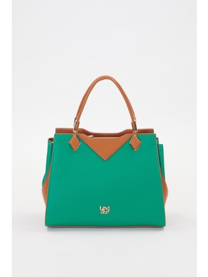 Levidor Yeşil Camel Kadın Omuz Çantası 930204