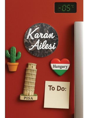 Nurdic Kişiye Özel Isim Yazılı Dekoratif Buzdolabı Ofis Ev Magneti Magnet Büyük Jumbo Boy DIZAYN16