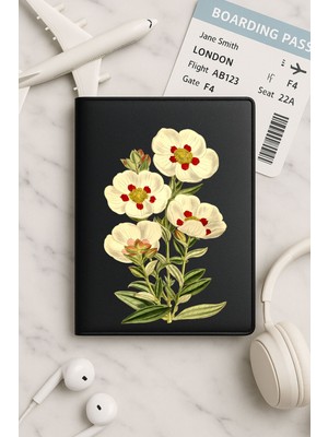 Nurdic Tüm Ülke Pasaportları Için Siyah Vinleks Deri Pasaport Kılıfı Kabı Sarnıç