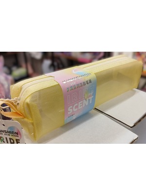 Ada Çanta Kırtasiye Şeffaf Fileli Kalem Çantası Içten Korumalı (22CM*7CM)