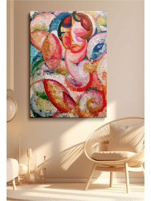 Kanvas Duvar Tablosu Tekli Hd Dijital Baskı Dikey Canvas Tablo Boho Klasik Modern 048