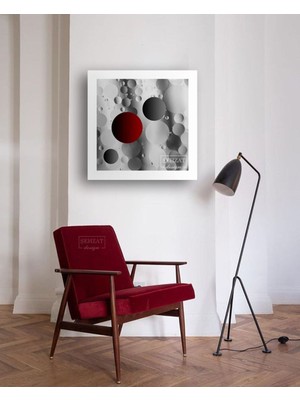 GülsenArt Modern Soyut Dekoratif Hd Baskı Panoramik Yatay Kanvas Tablo Oturma Odası Dekoru 23A