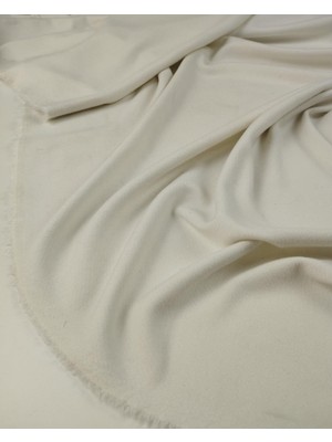 Kumaş Parça Ekru Krem Arası Renkte Örme Kumaş En: 140 cm