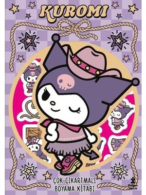 Doğan Çocuk Kuromi   Zıpır Boyama Kitabı