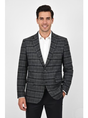 Baglan Erkek Kışlık Kumaş Tek Ceket 4 Drop BGL-ST04985