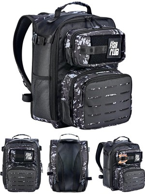 Fujin Proaji Back Pack Black Camo Balıkçı Sırt Çantası